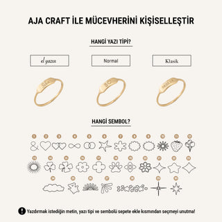 Alexandria Yüzük | 14 Ayar Altın