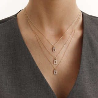 Alpha Glow Kolye | 14 Ayar Altın