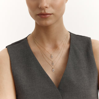 Alpha Glow Kolye | 14 Ayar Altın