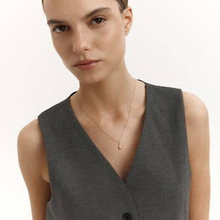 Aqua Drop Kolye | 14 Ayar Altın