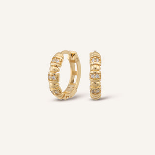 Sky Stone Küpe | 14 Ayar Altın