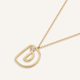 Balloon Letter Kolye | 14 Ayar Altın