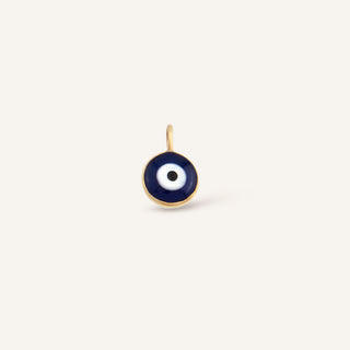 Big Evil Eye Charm | 14 Ayar Altın