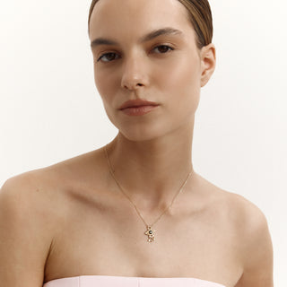 Black Mysterious Kolye | 14 Ayar Altın