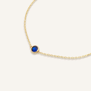 Blue Glow Bileklik | 14 Ayar Altın