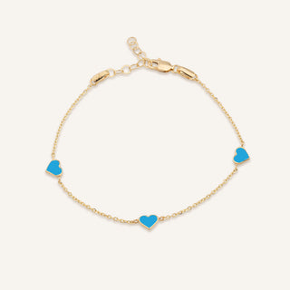 Blue Muse Bileklik | 14 Ayar Altın