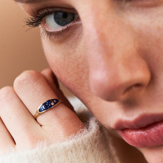 Blue Sky Yüzük | 14 Ayar Altın