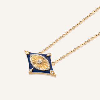 Blue Soul Kolye | 14 Ayar Altın