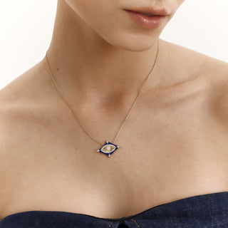 Blue Soul Kolye | 14 Ayar Altın