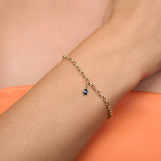 Bright Blue Charm | 14 Ayar Altın