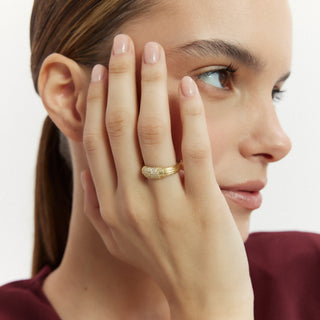 Bright Dream Yüzük | 14 Ayar Altın