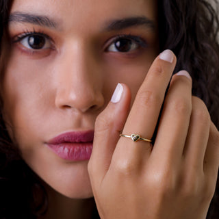 Cherished Heart Yüzük | 14 Ayar Altın