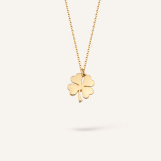 Clover Kolye | 14 Ayar Altın