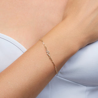 Crystal Snake Charm | 14 Ayar Altın