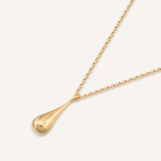 Aqua Drop Kolye | 14 Ayar Altın