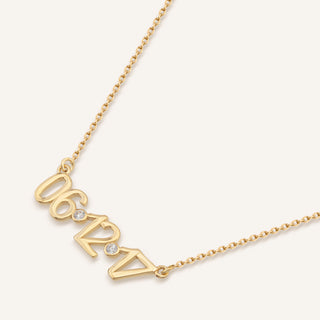 Date Kolye | 14 Ayar Altın