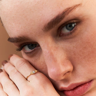 Glitz Yüzük | 14 Ayar Altın