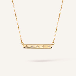 Five Star Kolye | 14 Ayar Altın