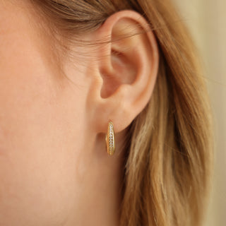 Flicker Küpe | 14 Ayar Altın