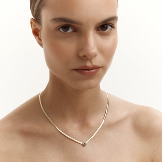 Forest Green Kolye | 14 Ayar Altın