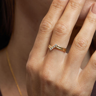 Forever Four Yüzük | 14 Ayar Altın