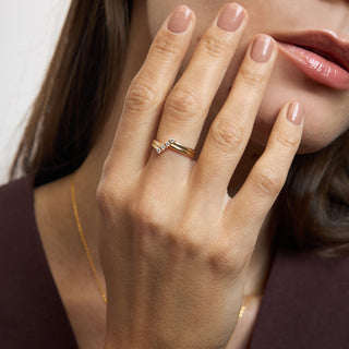 Forever Four Yüzük | 14 Ayar Altın