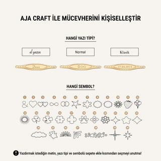 Glaze Bileklik | 14 Ayar Altın