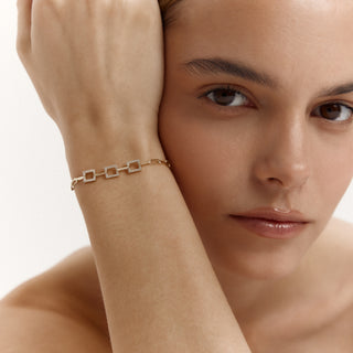 Glintwave Bileklik | 14 Ayar Altın