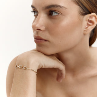 Glintwave Bileklik | 14 Ayar Altın