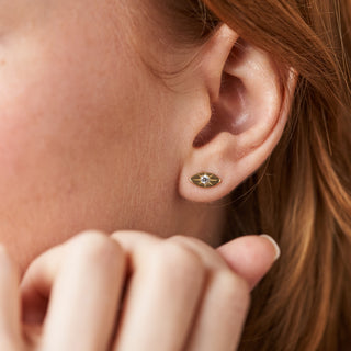 Glitz Küpe | 14 Ayar Altın