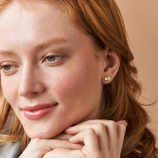 Glitz Küpe | 14 Ayar Altın