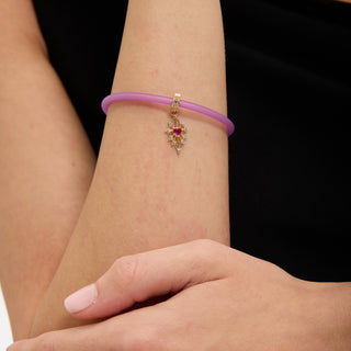 Glorious Heart Klips Charm | 14 Ayar Altın