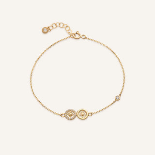 Glowing Tides Bileklik | 14 Ayar Altın