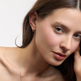 Glowline Küpe | 14 Ayar Altın