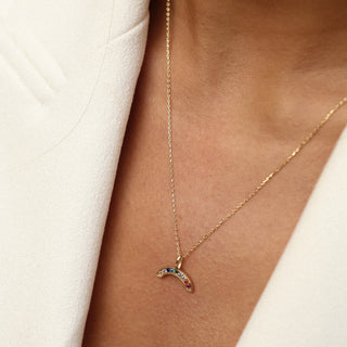 Gökkuşağı Kolye | 14 Ayar Altın