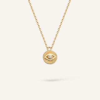 Gold Gaze Kolye | 14 Ayar Altın