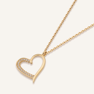 Gold Heart Kolye | 14 Ayar Altın