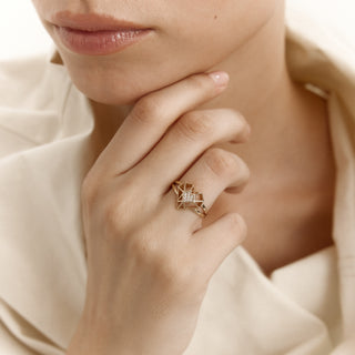 Heart Code Yüzük | 14 Ayar Altın