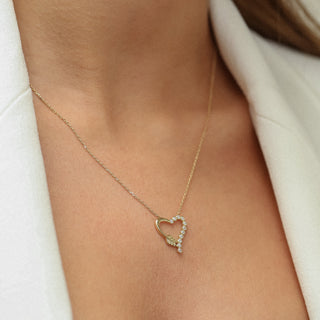 Heart Leaf Kolye | 14 Ayar Altın