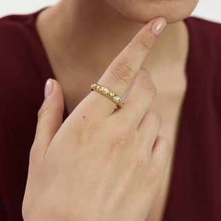 Huggie Yüzük | 14 Ayar Altın