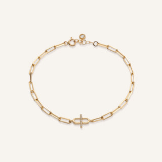 Infinity Link Bileklik | 14 Ayar Altın