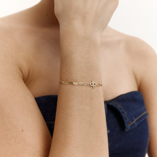 Infinity Link Bileklik | 14 Ayar Altın