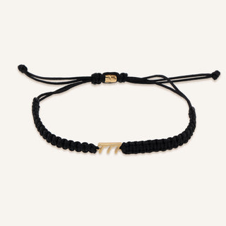 Black Line Bileklik | 14 Ayar Altın