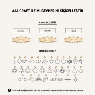 Ivy Bileklik | 14 Ayar Altın