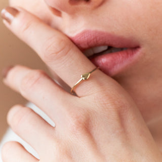 True Heart Yüzük | 14 Ayar Altın