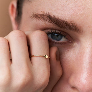 True Heart Yüzük | 14 Ayar Altın