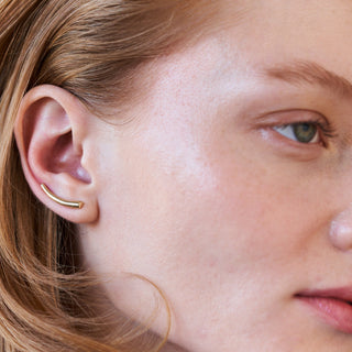 Arc Küpe | 14 Ayar Altın