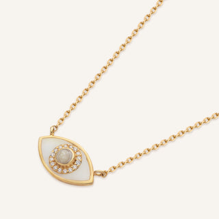 Layered Eye Kolye | 14 Ayar Altın