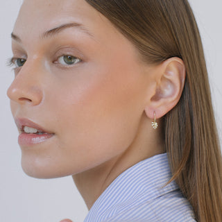 Leaf Küpe | 14 Ayar Altın