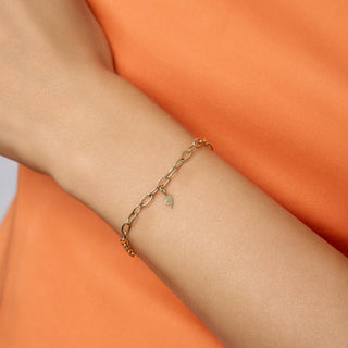 Left Twin Love Charm | 14 Ayar Altın